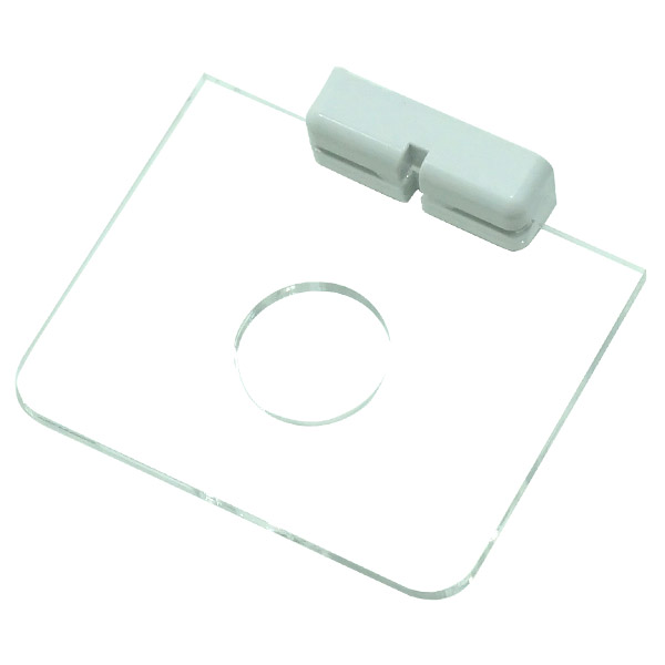 MAGRYL マグネット付き穴あきアクリル棚100㎜(深型用) マグネット棚