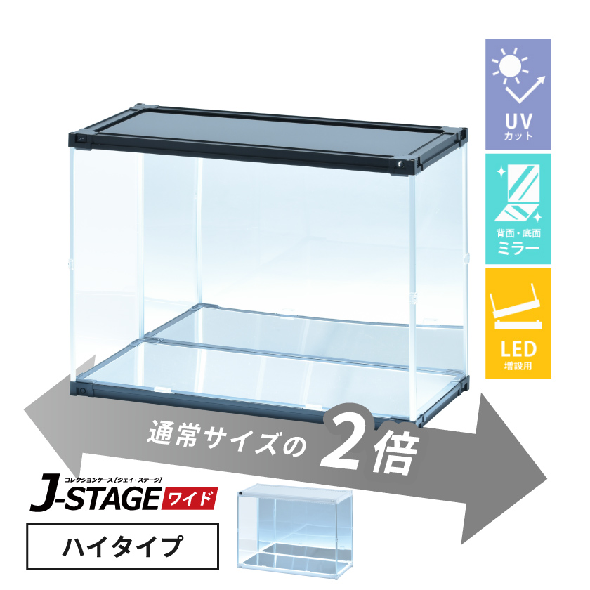 JSW-LED増設 ﾊｲﾀｲﾌﾟ 2面ﾐﾗｰ ハイタイプ CUBE BOXα