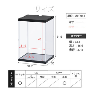 �y ��ʃ~���[ �z �t�B�M���A�P�[�X uv�J�b�g �R���N�V�����P�[�X �ςݏd�� �A�N���� �N���A �f�B�X�v���C ���� ���[ �{�b�N�X �l�`�P�[�X �V���[�P�[�X �W���P�[�X ��� ������