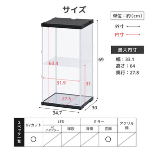 �y ��ʃ~���[ �z �t�B�M���A�P�[�X uv�J�b�g �R���N�V�����P�[�X �ςݏd�� �I �A�N���� �N���A �f�B�X�v���C ���� ���[ �{�b�N�X �l�`�P�[�X �V���[�P�[�X �W���P�[�X ��� ������