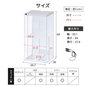 �y LED���ݗp �w�� ��ʃ~���[ �z �t�B�M���A�P�[�X uv�J�b�g �R���N�V�����P�[�X �ςݏd�� �I �A�N���� �N���A �f�B�X�v���C ���� ���[ �{�b�N�X �l�`�P�[�X �V���[�P�[�X �W���P�[�X ��� ������