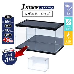 J-STAGE ���C�h�f�B�[�v ���M�����[�^�C�v  LED AC�t �w�ʃ~���[ ��^ �t�B�M���A�P�[�X UV�J�b�g