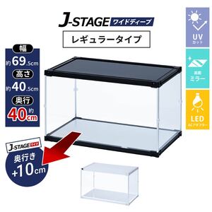 J-STAGE ���C�h�f�B�[�v ���M�����[�^�C�v LED AC�t ��ʃ~���[ ��^ �t�B�M���A�P�[�X UV�J�b�g
