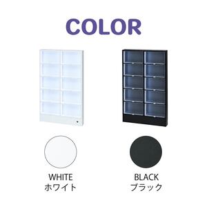 �R���N�V�������b�N �����^ ���s12cm 2��5�i �w��MDF LED���C�g�t�� ��73cm ����118cm ���t�� ����