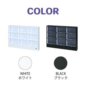 �R���N�V�������b�N �����^ ���s12cm 3��3�i �w��MDF LED���C�g�t�� ��108cm ����76cm ���t�� ����