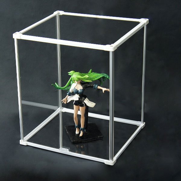 F case 3段　アクリルケース Fケース ノーマル型3段連結セット【背面ミラー】(ノーマル型3段連結